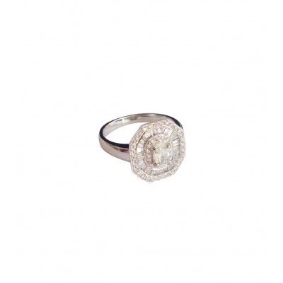 Diamond Ring With Oval Diamond